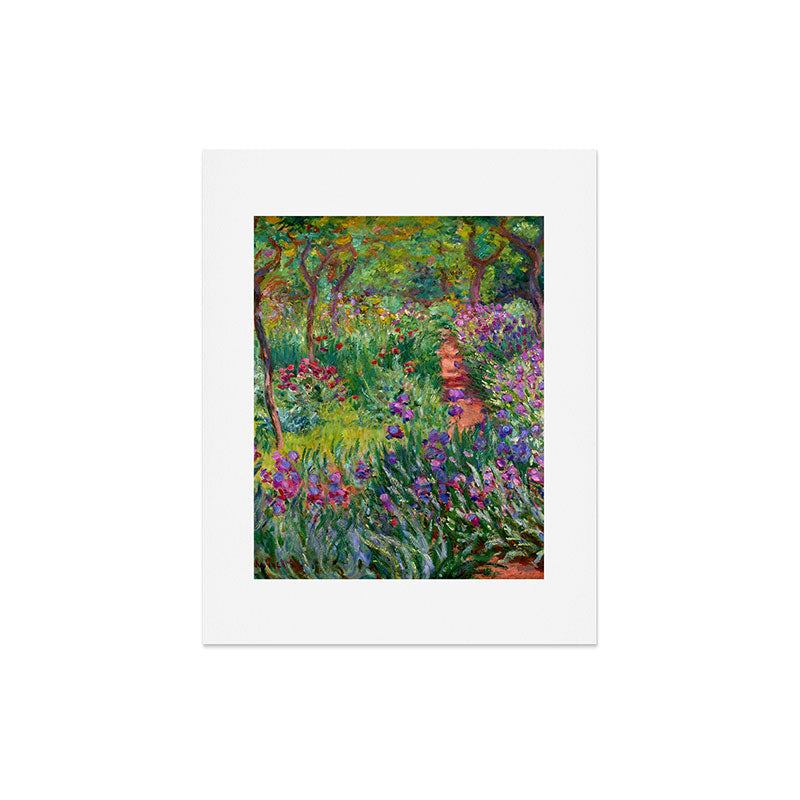 Claude Monet "The Iris Garden at Giverny", 1899-1900 Art Print Gallery Image 6