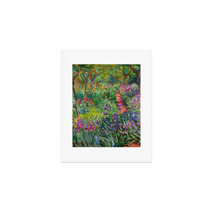 Claude Monet "The Iris Garden at Giverny", 1899-1900 Art Print Gallery Image 1