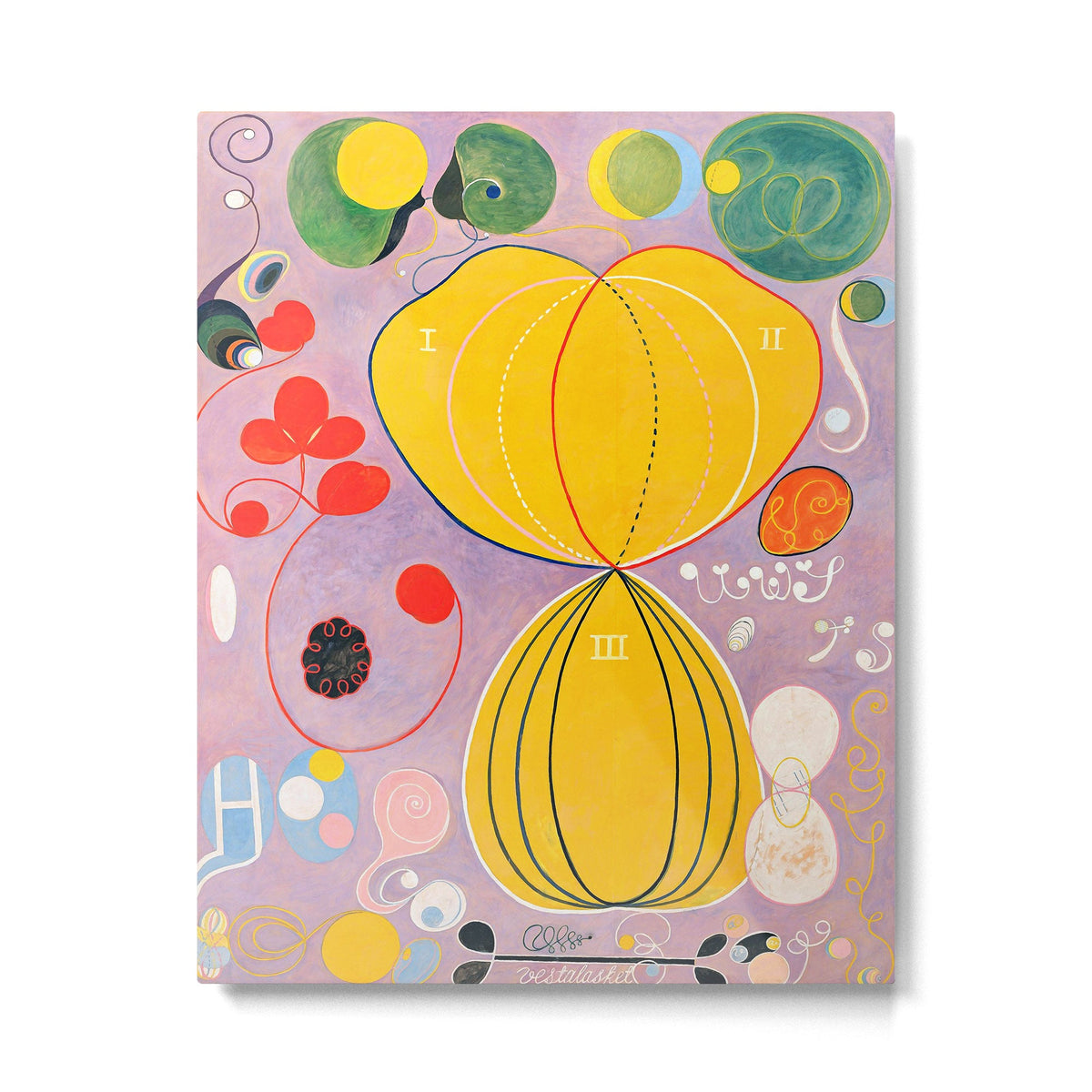 Hilma af Klint "The Ten Largest, No. 07, Adulthood, Group IV" Metal Print Gallery Image 4