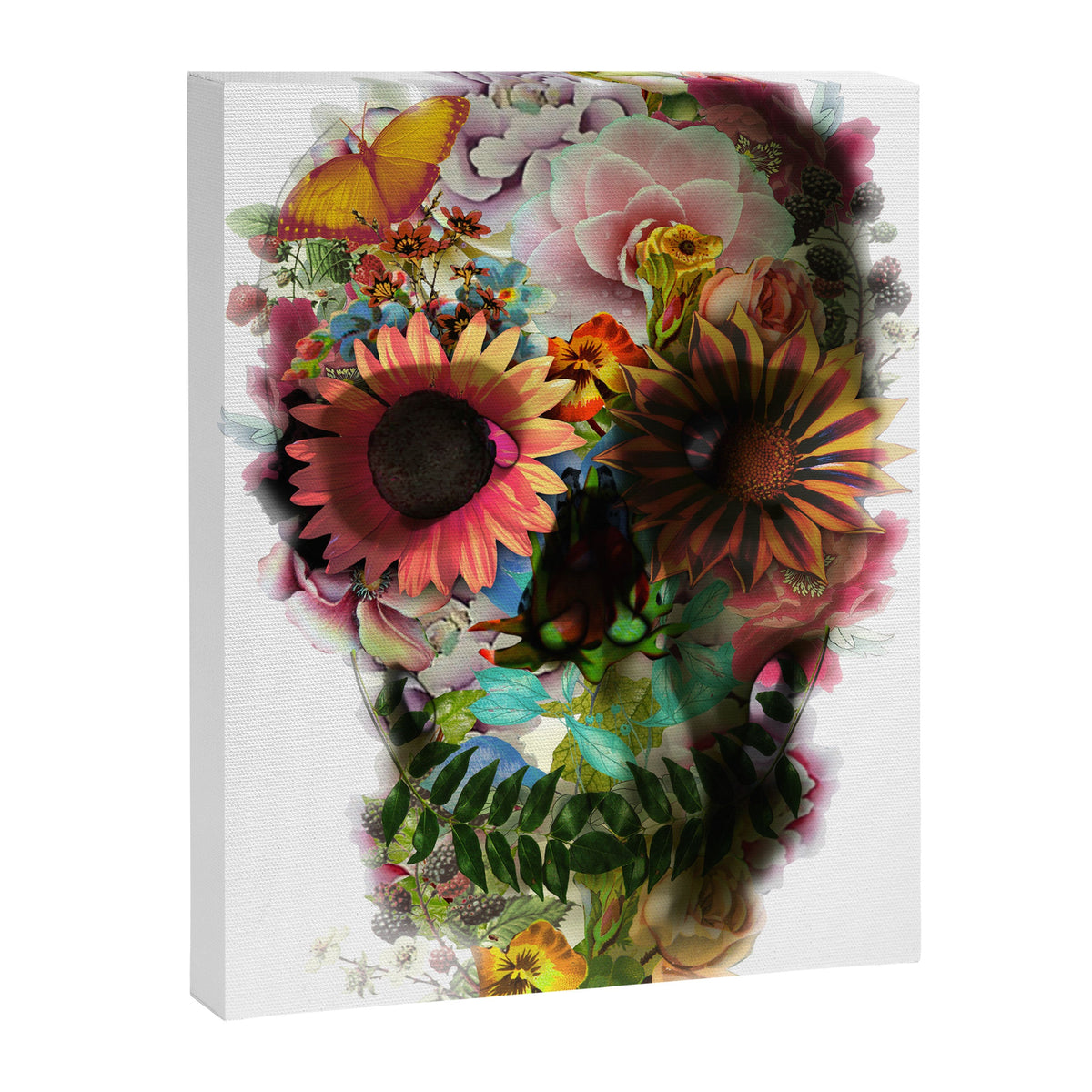 Skull 2 R Canvas Print Gallery Image 5