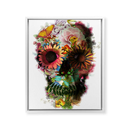Skull 2 R Framed Canvas Print Gallery Image 35