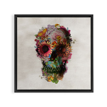 Skull 2 R Framed Canvas Print Gallery Image 6