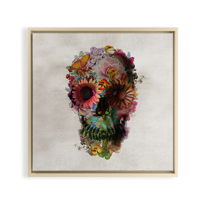 Skull 2 R Framed Canvas Print Gallery Image 24