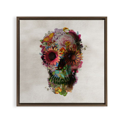 Skull 2 R Framed Canvas Print Gallery Image 11