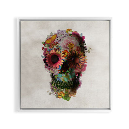 Skull 2 R Framed Canvas Print Gallery Image 33