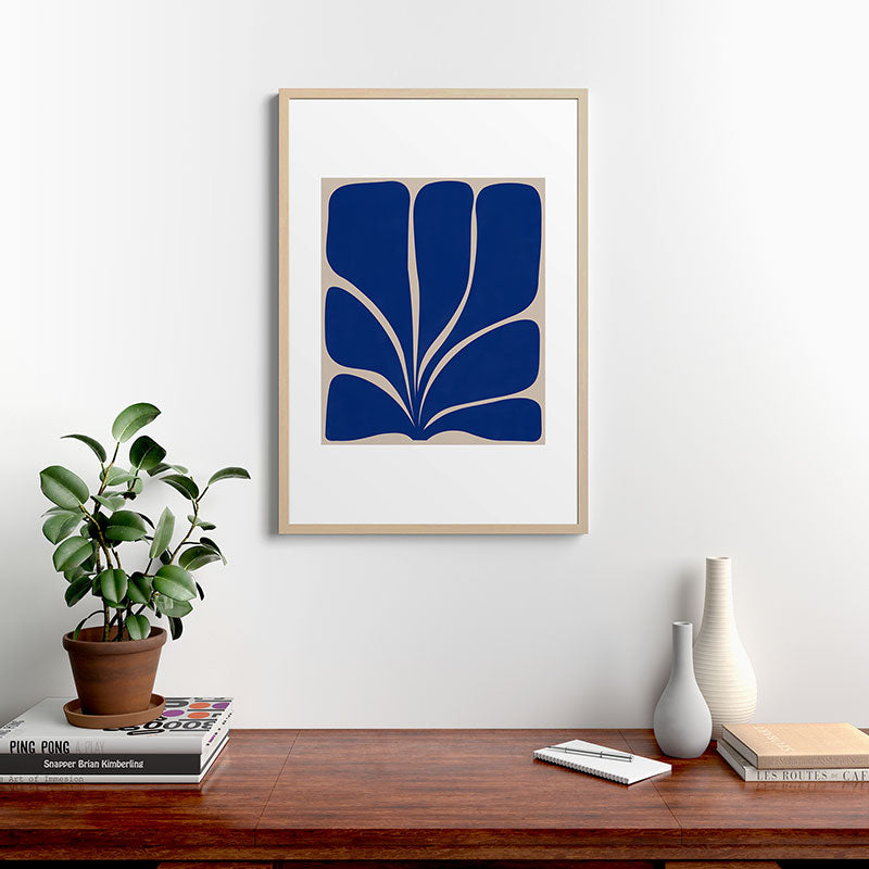 Seven Leaf Plant - 3/3 Framed Art Print Gallery Image 28