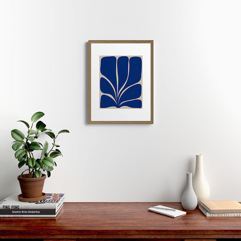 Seven Leaf Plant - 3/3 Framed Art Print Gallery Image 16