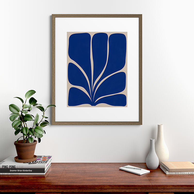 Seven Leaf Plant - 3/3 Framed Art Print Gallery Image 58