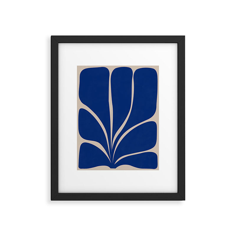 Seven Leaf Plant - 3/3 Framed Art Print Gallery Image 5