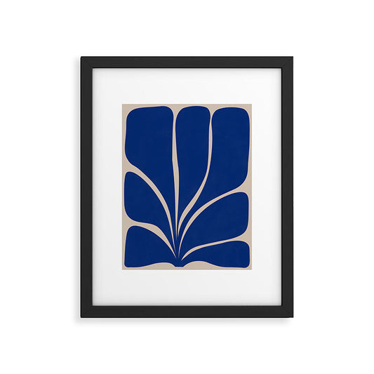 Seven Leaf Plant - 3/3 Framed Art Print Gallery Image 1