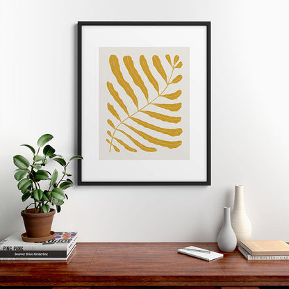 Yellow Plant Framed Art Print Gallery Image 9