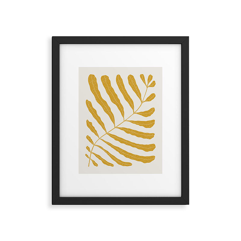 Yellow Plant Framed Art Print Gallery Image 1