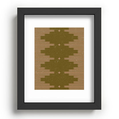 Southwestern Minimalist Retro Green & Pink Framed Art Print Gallery Image 78