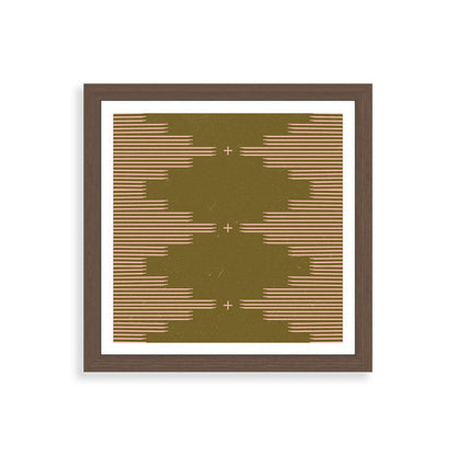 Southwestern Minimalist Retro Green & Pink Framed Art Print Gallery Image 60