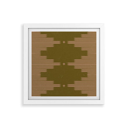 Southwestern Minimalist Retro Green & Pink Framed Art Print Gallery Image 82