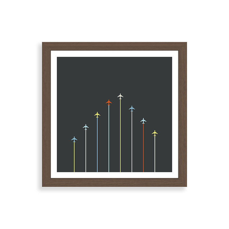 Retro Airplanes 06 Framed Art Print Gallery Image 60