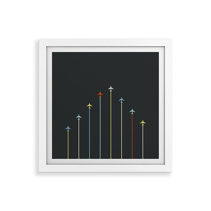 Retro Airplanes 06 Framed Art Print Gallery Image 82