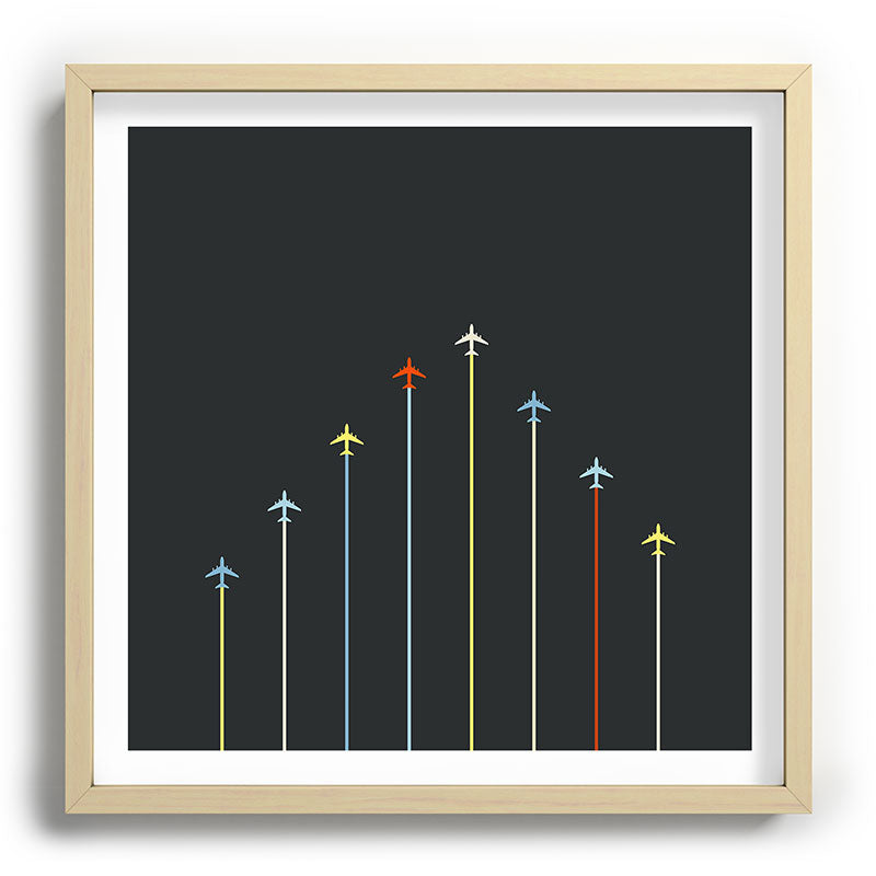 Retro Airplanes 06 Framed Art Print Gallery Image 109