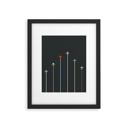 Retro Airplanes 06 Framed Art Print Gallery Image 6