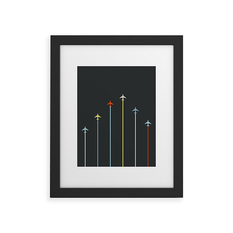Retro Airplanes 06 Framed Art Print Gallery Image 41