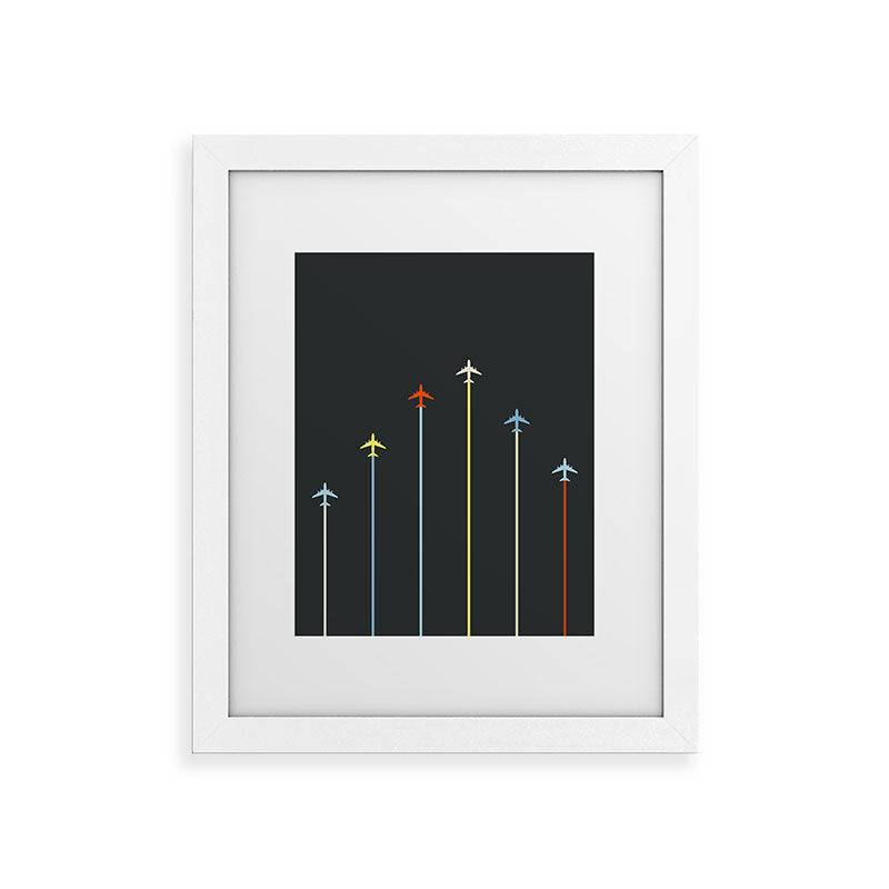 Retro Airplanes 06 Framed Art Print Gallery Image 75
