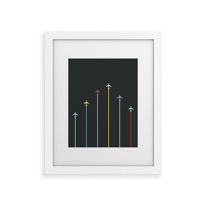 Retro Airplanes 06 Framed Art Print Gallery Image 70