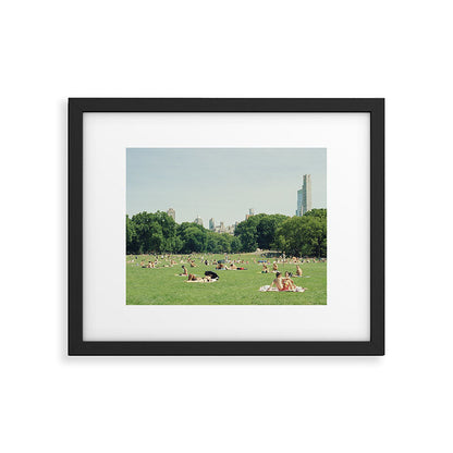 Summer in Central Park New York City | 35mm Film Photography Framed Art Print Gallery Image 1