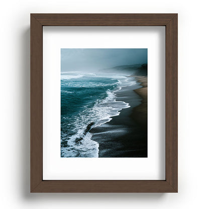 Misty Shoreline - Moody Ocean Photography Print Framed Art Print Gallery Image 64