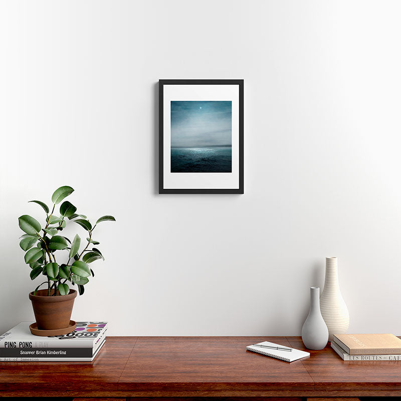 Sea Under Moonlight Framed Art Print Gallery Image 3