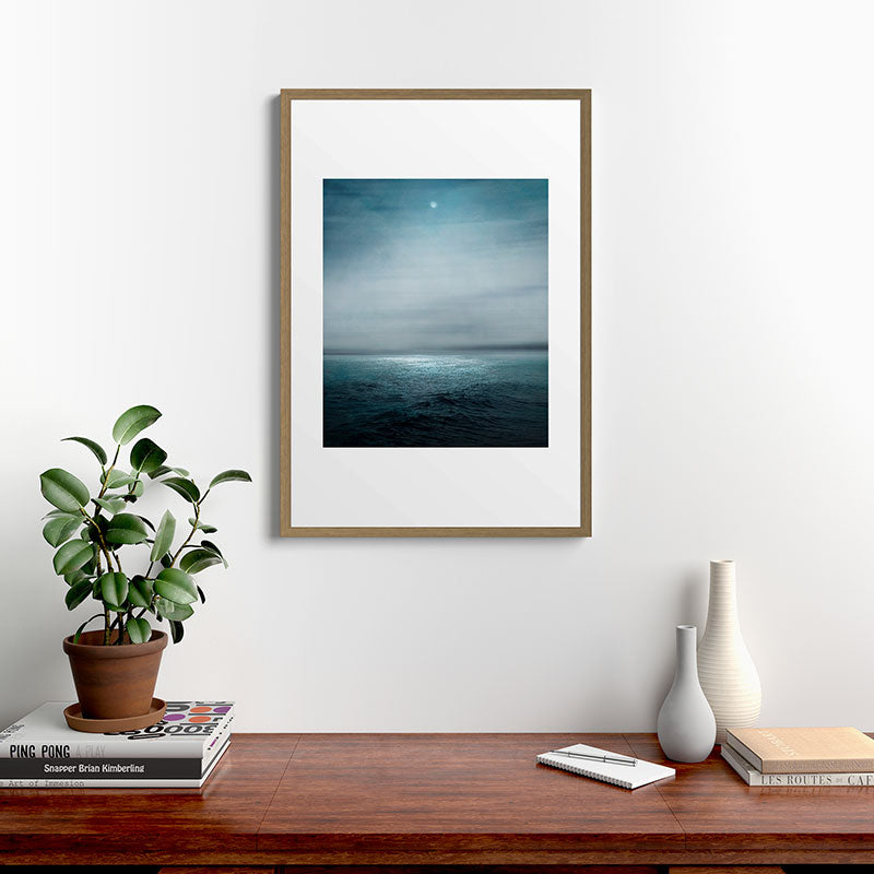 Sea Under Moonlight Framed Art Print Gallery Image 13