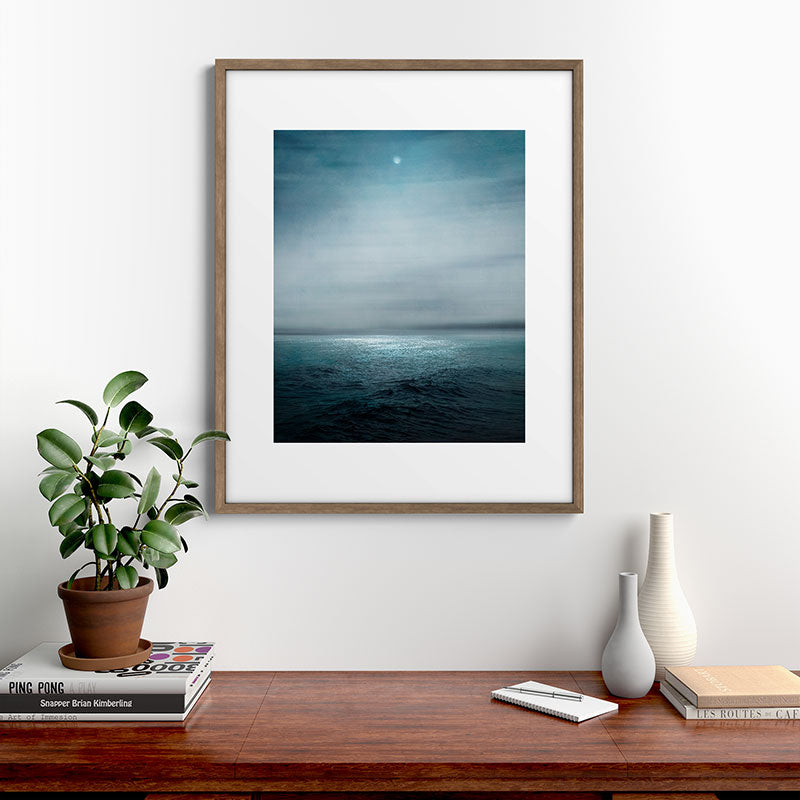 Sea Under Moonlight Framed Art Print Gallery Image 14