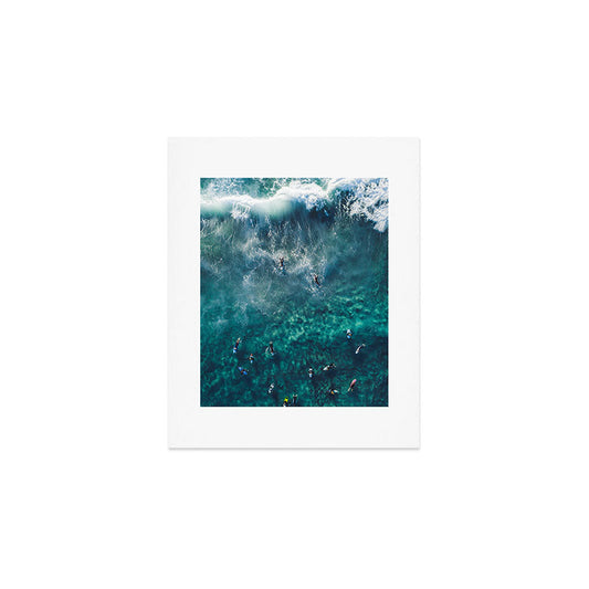 Surfing in the Ocean 2 Art Print Gallery Image 1