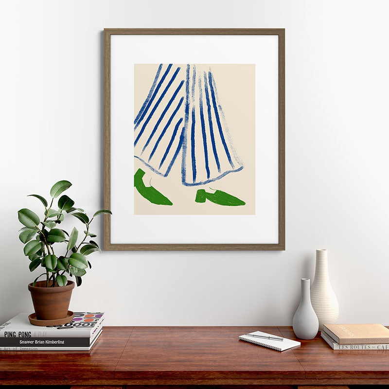 Green Shoes Framed Art Print Gallery Image 42