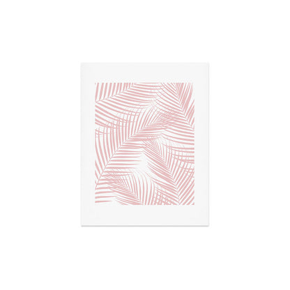 Blush Pink Palm Leaves Dream - Cali Summer Vibes #2 #tropical #decor #art #society6 Art Print Gallery Image 3