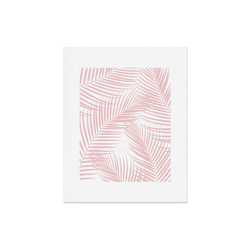 Blush Pink Palm Leaves Dream - Cali Summer Vibes #2 #tropical #decor #art #society6 Art Print Gallery Image 5