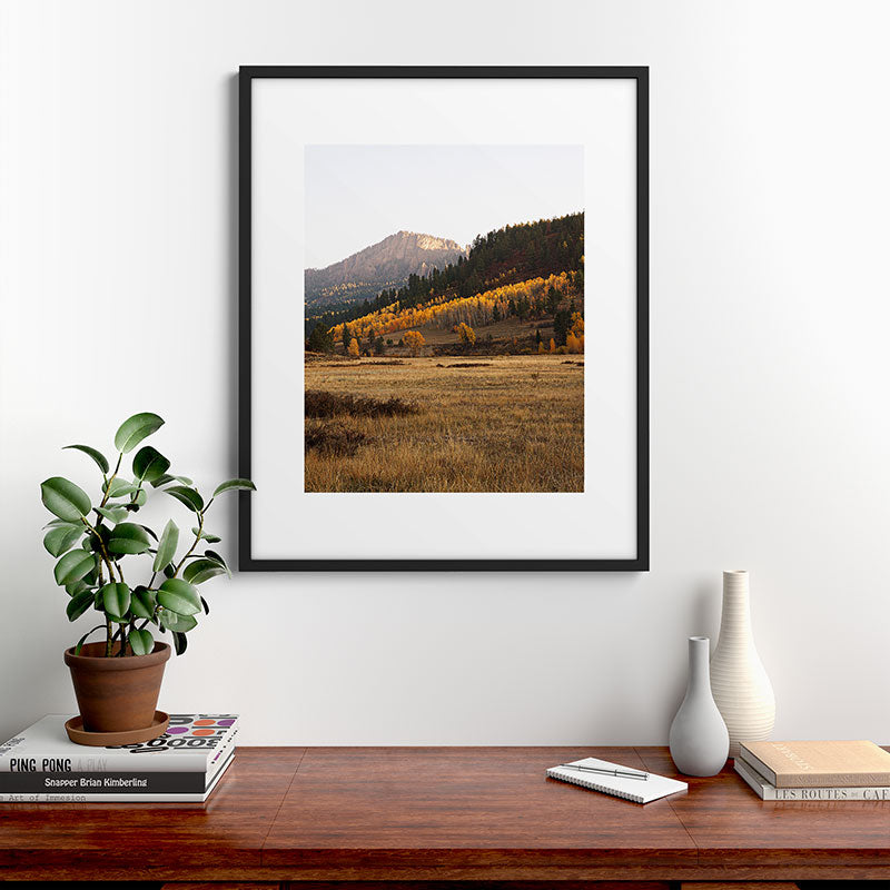 Mountain Valley Morning Light Framed Art Print Gallery Image 7