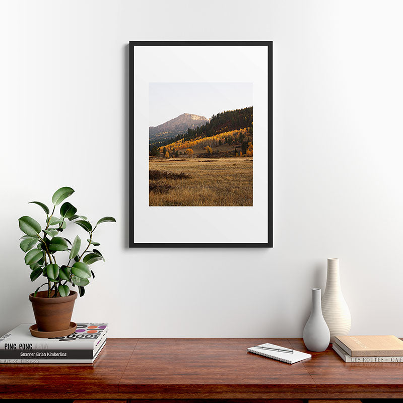 Mountain Valley Morning Light Framed Art Print Gallery Image 6