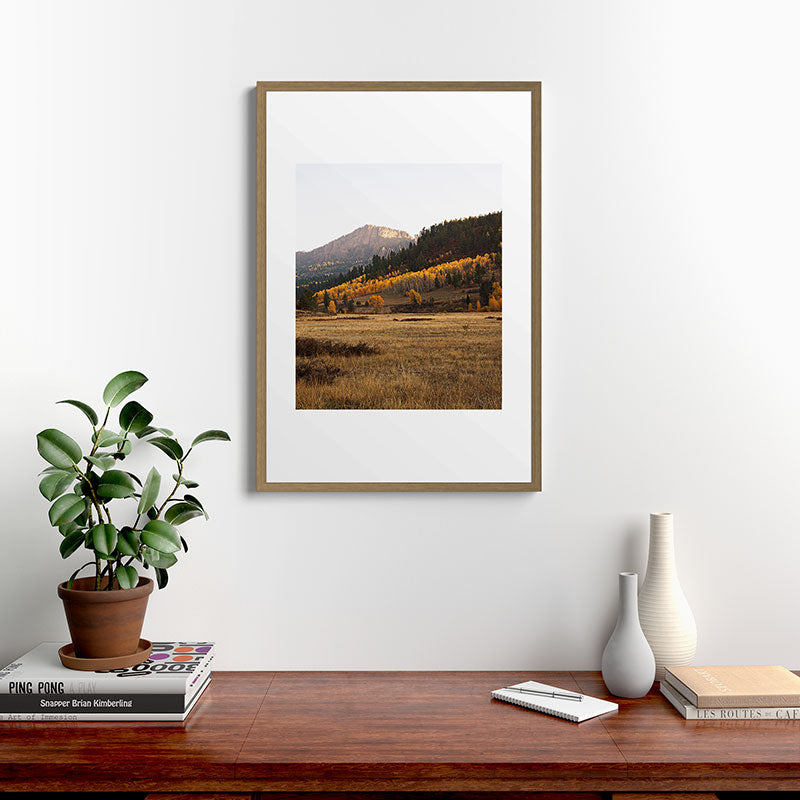 Mountain Valley Morning Light Framed Art Print Gallery Image 13