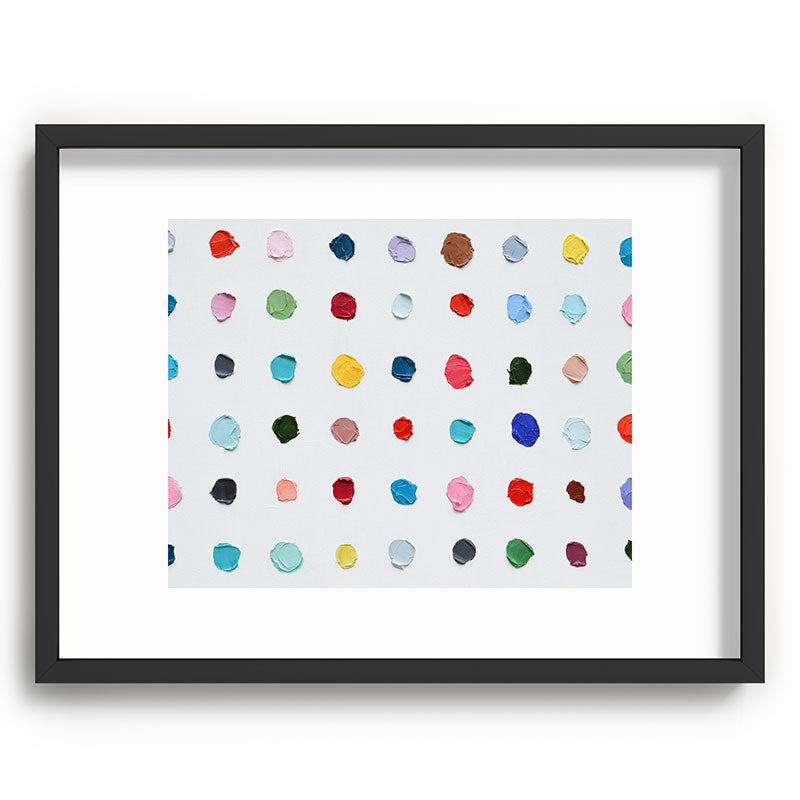 Infinite Polka Daubs Framed Art Print Gallery Image 83