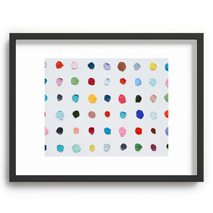 Infinite Polka Daubs Framed Art Print Gallery Image 83