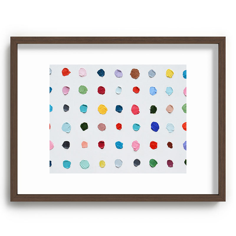 Infinite Polka Daubs Framed Art Print Gallery Image 91