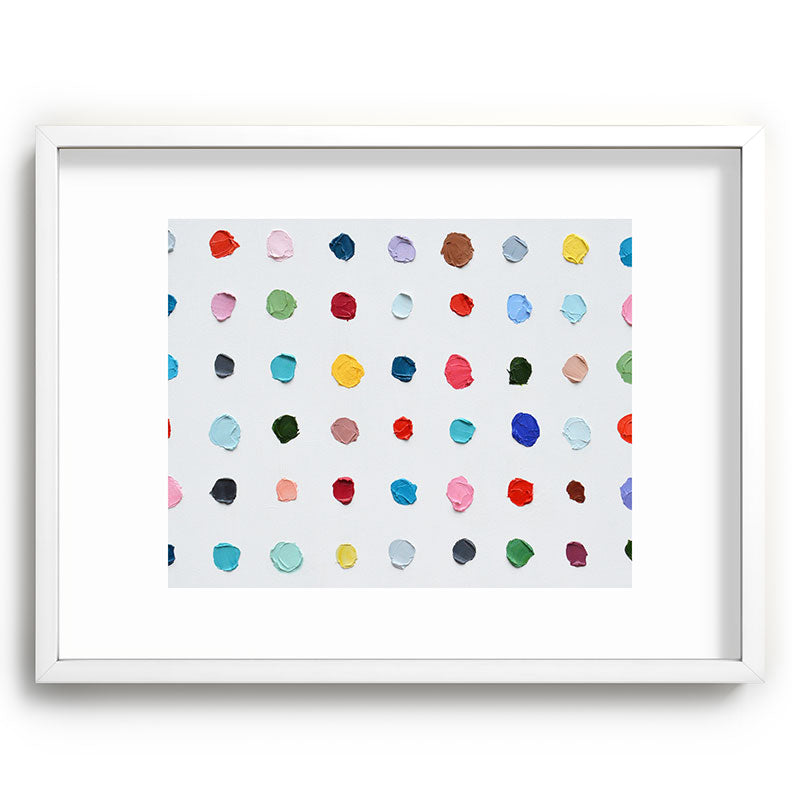 Infinite Polka Daubs Framed Art Print Gallery Image 108