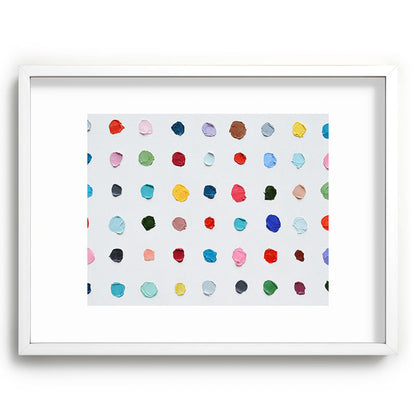 Infinite Polka Daubs Framed Art Print Gallery Image 108