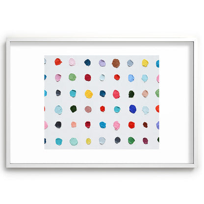 Infinite Polka Daubs Framed Art Print Gallery Image 110