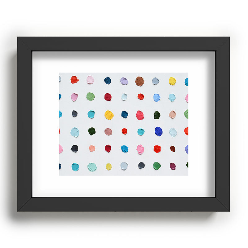 Infinite Polka Daubs Framed Art Print Gallery Image 80