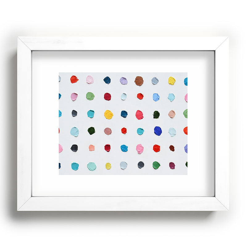 Infinite Polka Daubs Framed Art Print Gallery Image 104