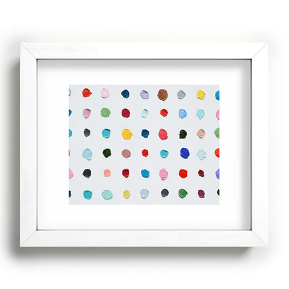Infinite Polka Daubs Framed Art Print Gallery Image 103