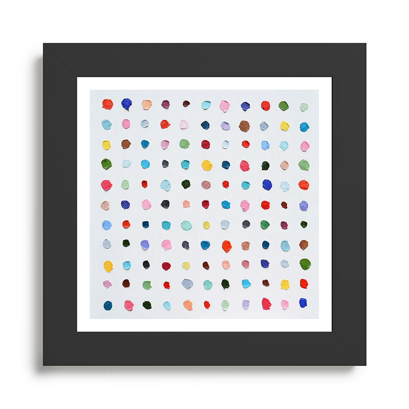 Infinite Polka Daubs Framed Art Print Gallery Image 46