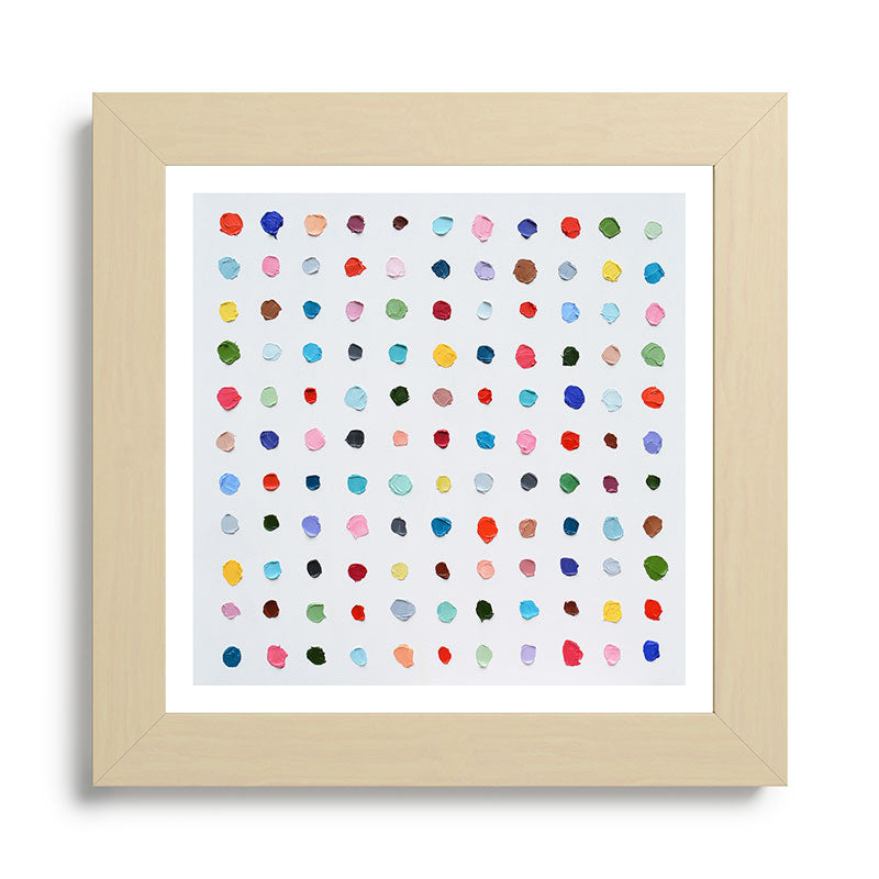 Infinite Polka Daubs Framed Art Print Gallery Image 68