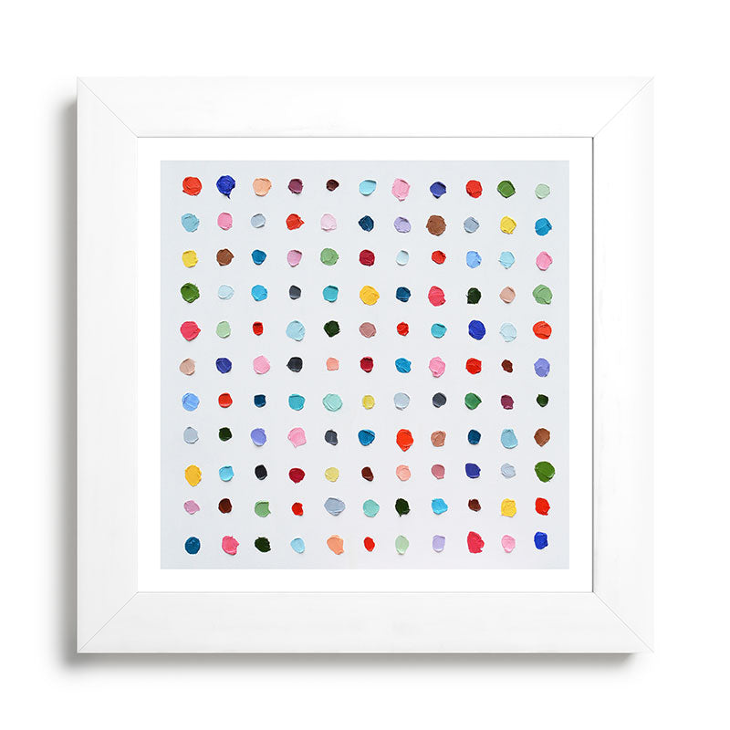 Infinite Polka Daubs Framed Art Print Gallery Image 79